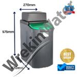 ECO15ULTRA HC High Capacity Digital Metered Water Softener - High Grade ULTRA resin -15L Resin Bed